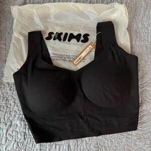 SKIMS Naked Plunge Tank Bra Onyx Size 2X NWT